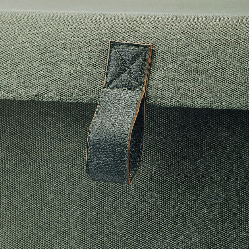 Cesto de Ropa Sucia de doble compartimento Arian, antracita