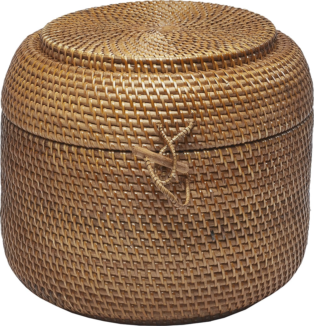 Aufbewahrungskörbe Cino Aufbewahrungskorb Hellbraun Aus Rattan