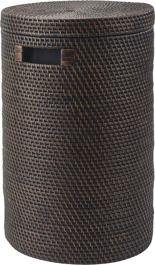 Cino Panier à Linge 64 L, marron foncé