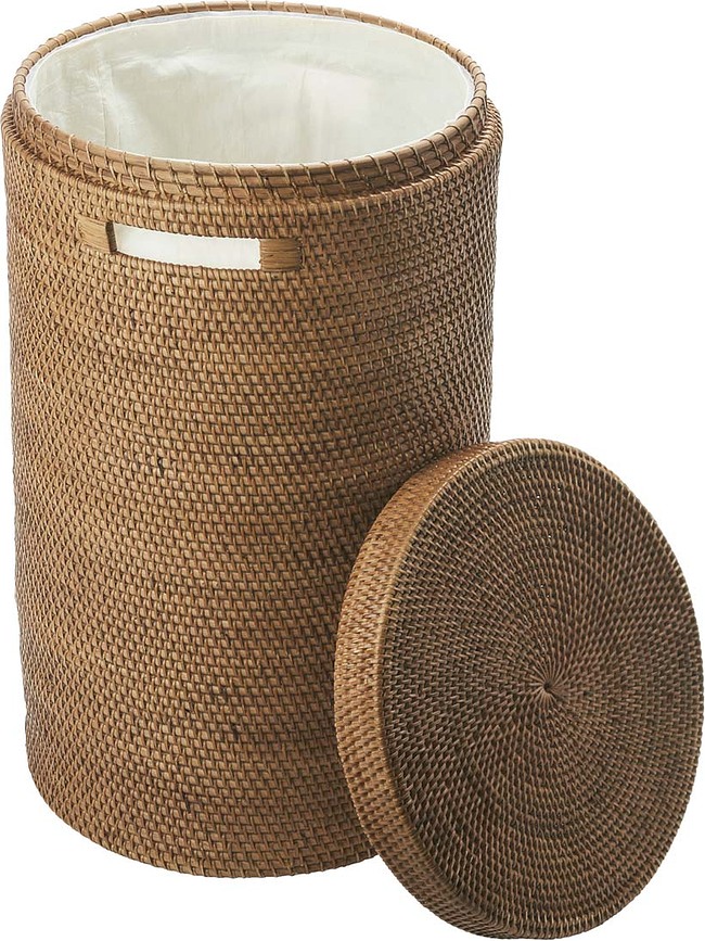 Cino Panier à linge, 64 L, noir