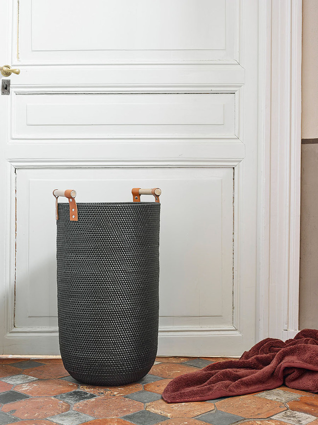 Cino Panier à Linge, marron foncé