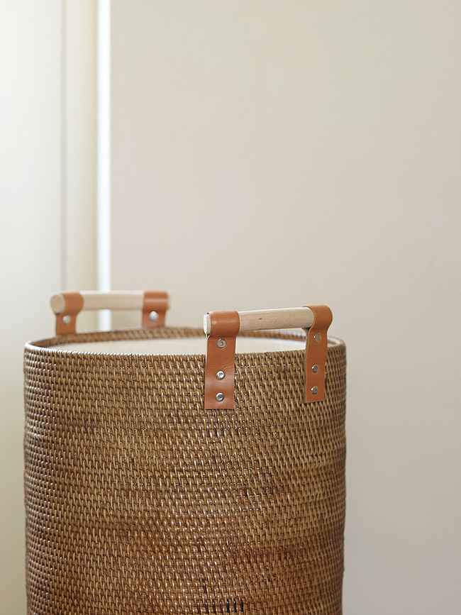 Cino Panier à Linge, marron foncé