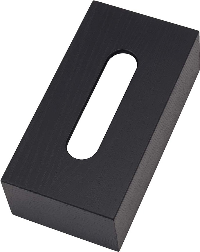 Contenedor para Pañuelos Cole, negro