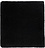 Covor mic de baie Mauro 60 x 60 cm negru