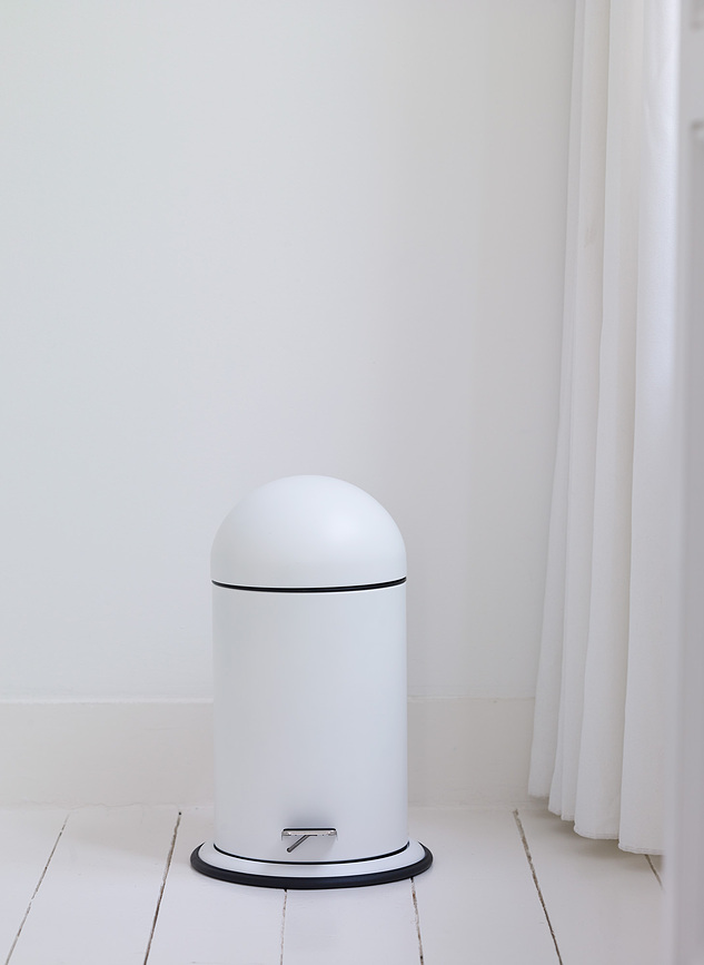 Cubo de basura Ona, 3 L, gris beige