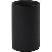 Dantų šepetėlių puodelis Forte juodos spalvos