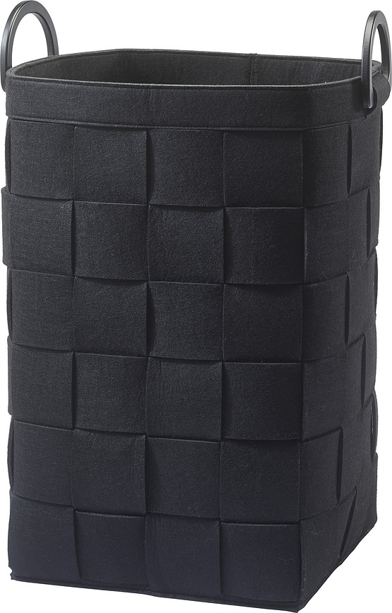 Dix Panier à Linge, noir