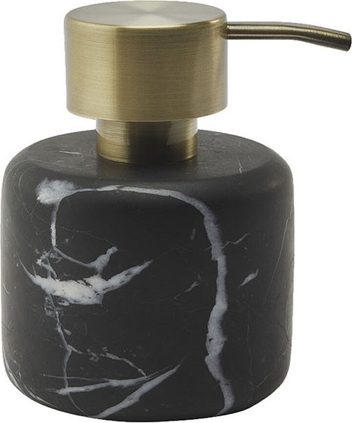 Dosatore per sapone liquido Nero 8 cm