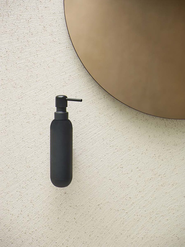 Dosificador de Jabón de pared Sten, negro