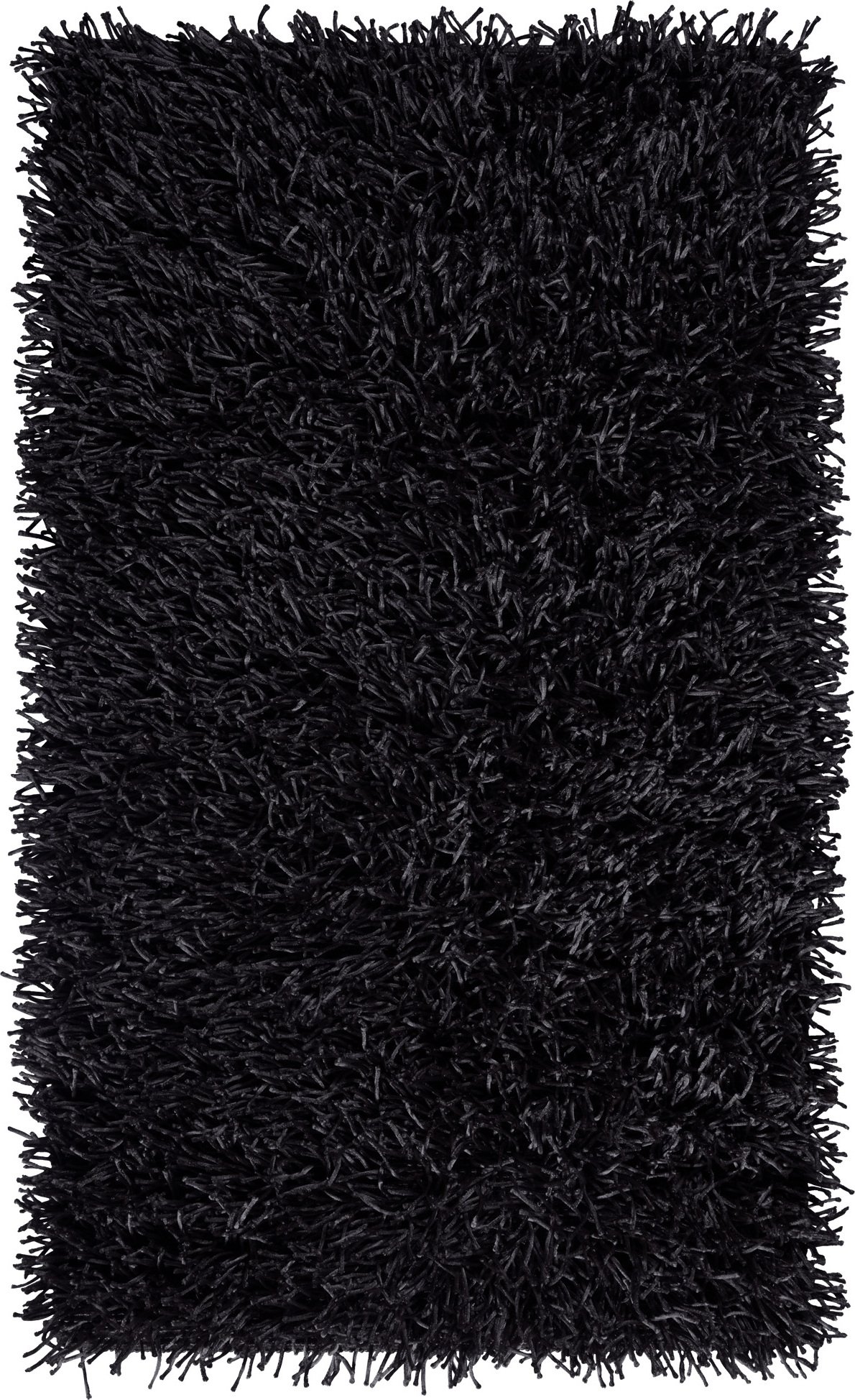 Dywanik łazienkowy Kemen 60 x 100 cm czarny