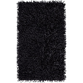 Dywanik łazienkowy Kemen 70 x 120 cm czarny
