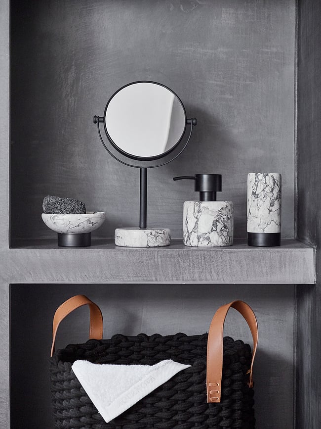 Espejo cosmético de aumento Nero, gris claro