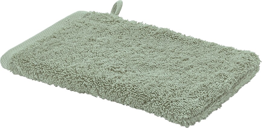 Guanto da bagno London verde fumé
