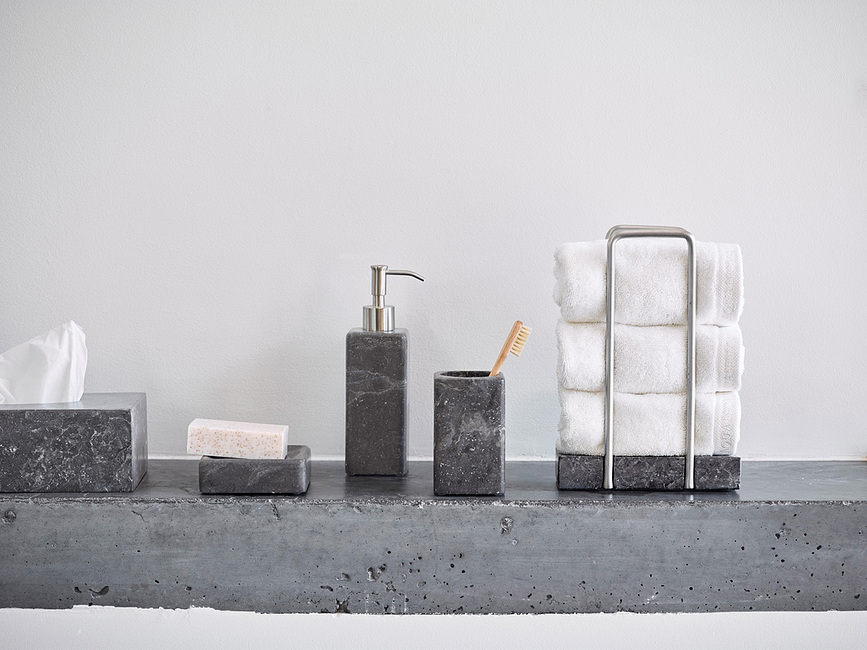 Hammam Boîte à mouchoirs, gris foncé