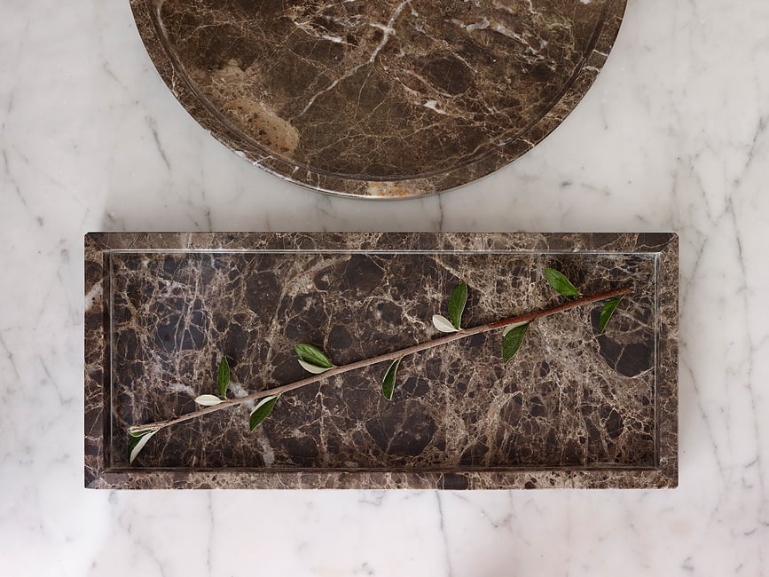 Hammam Δίσκος Διακοσμητικός, 35 cm, σκούρος γκρι