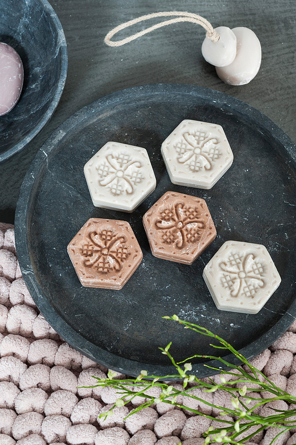 Hammam Pladanj dekorativni okrugli tamnosivi 30 cm