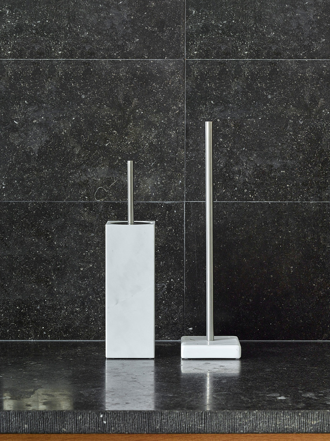 Hammam Porte-papier Toilette sur Pied, blanc