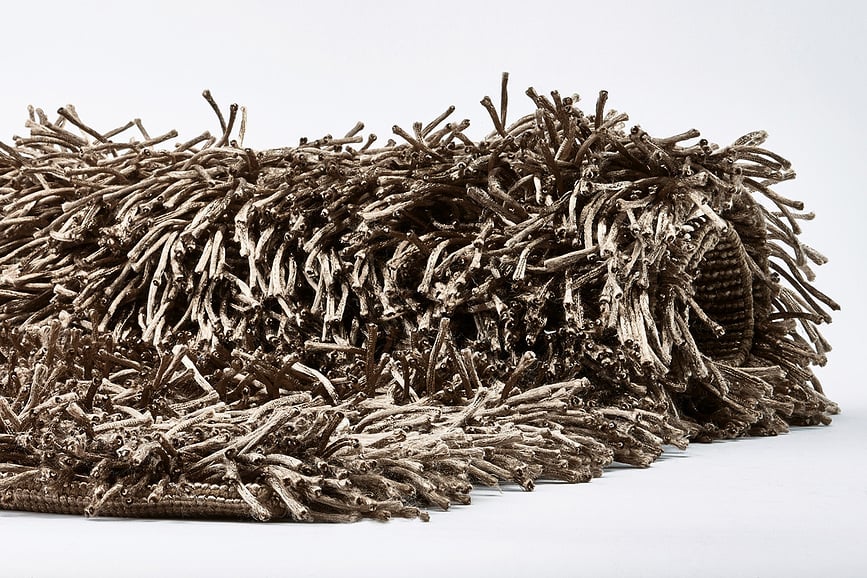 Kemen Kupaonski Tepih 80 x 160 cm srebrni