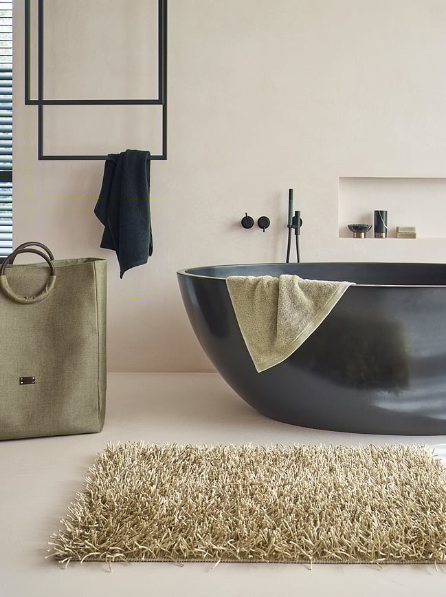 Kemen Tapis de Bain 60 x 100 cm, sable