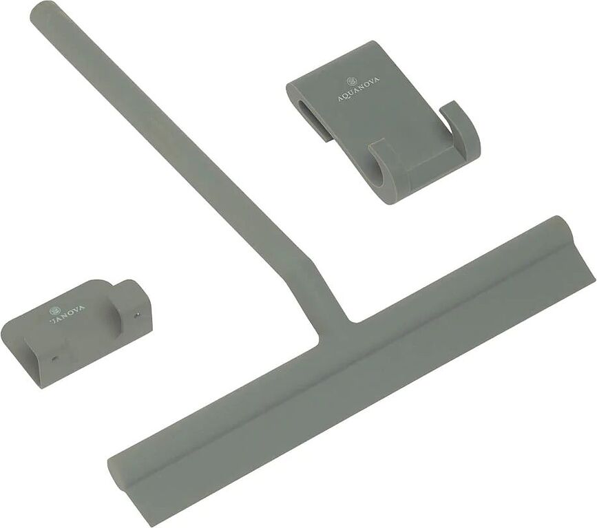 Limpiacristales de Ducha Arvid, gris verdoso, Set de 3 piezas