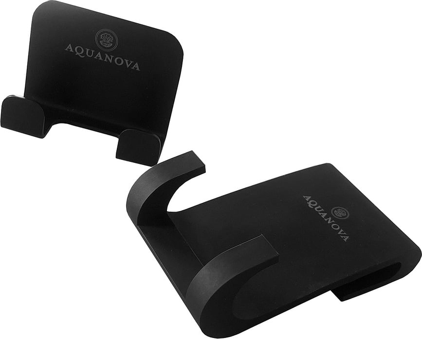 Escobilla de Ducha Arvid, negra, Set de 3 piezas