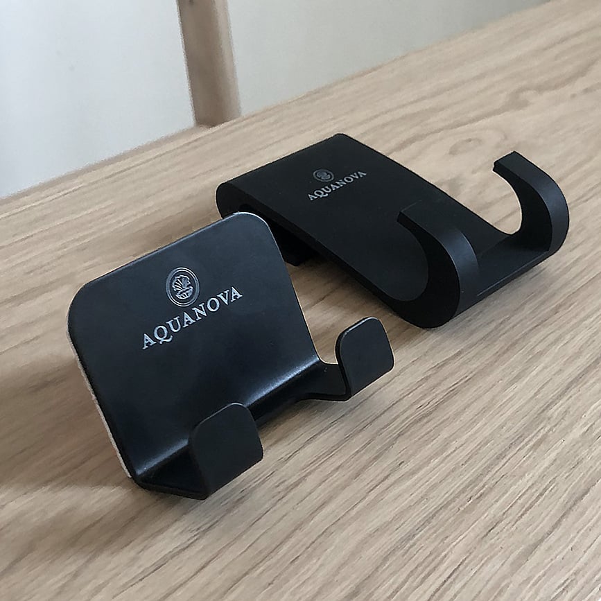 Escobilla de Ducha Arvid, negra, Set de 3 piezas