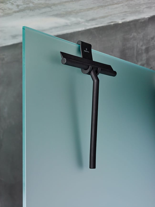 Escobilla de Ducha Arvid, negra, Set de 3 piezas