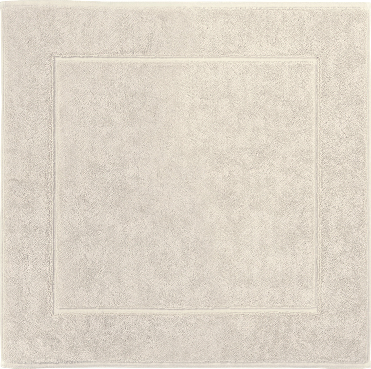 Badteppiche London Badezimmer-Teppich 60 X 60 Cm Cremefarbig