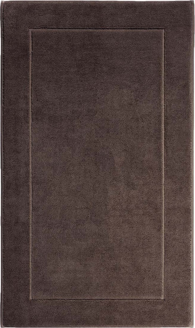 Badteppiche London Badezimmer-Teppich 70 X 120 Cm Dunkelbraun