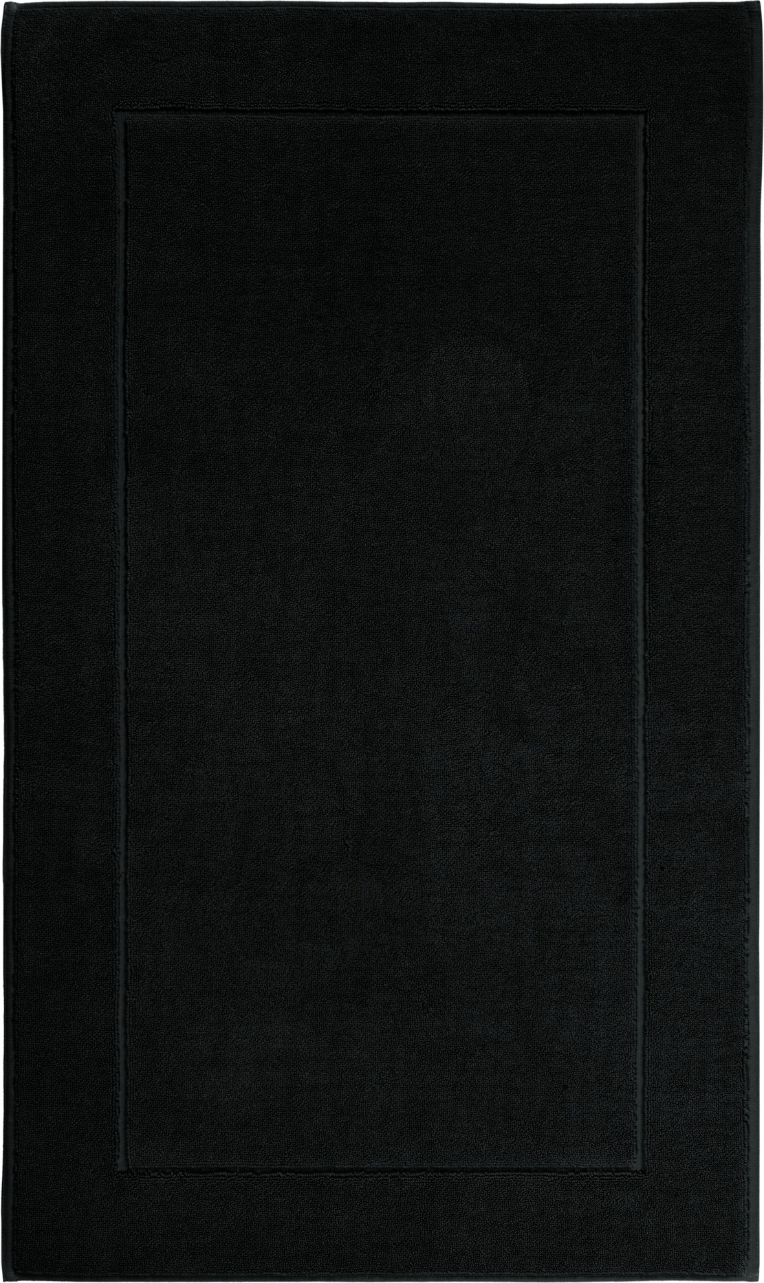 Badteppiche London Badezimmer-Teppich 70 X 120 Cm Schwarz