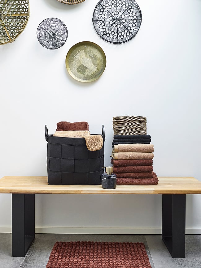 London Drap de bain, 100 x 150 cm, noir