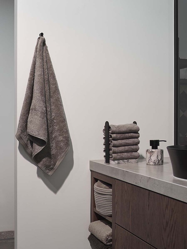 London Serviette 55 x 100 cm, marron clair