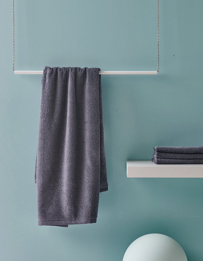 London Serviette de Bain 70 x 130 cm, blanche