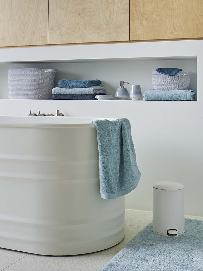 London Serviette de Bain 70 x 130 cm, blanche