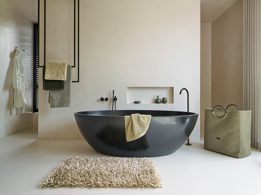 London Serviette de Bain 70 x 130 cm, blanche