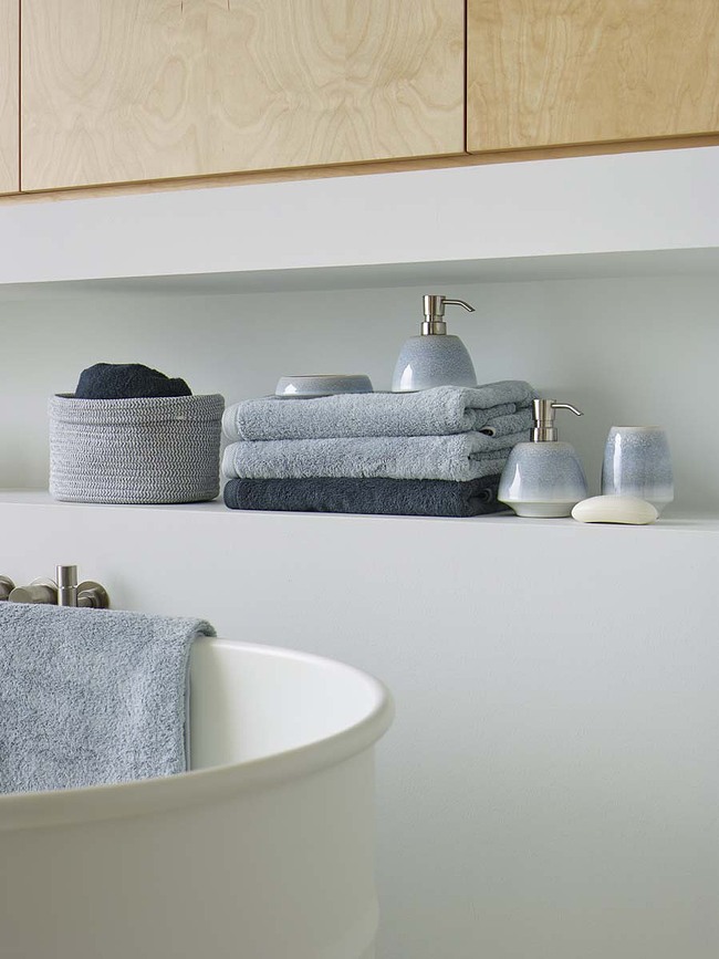 London Serviette de Bain 70 x 130 cm, blanche