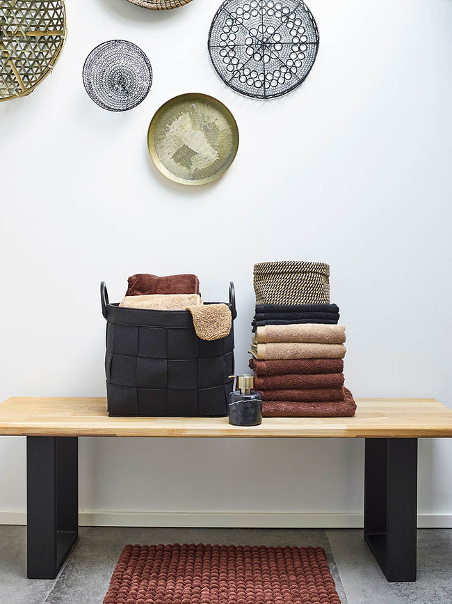 London Serviette de Bain 70 x 130 cm, blanche