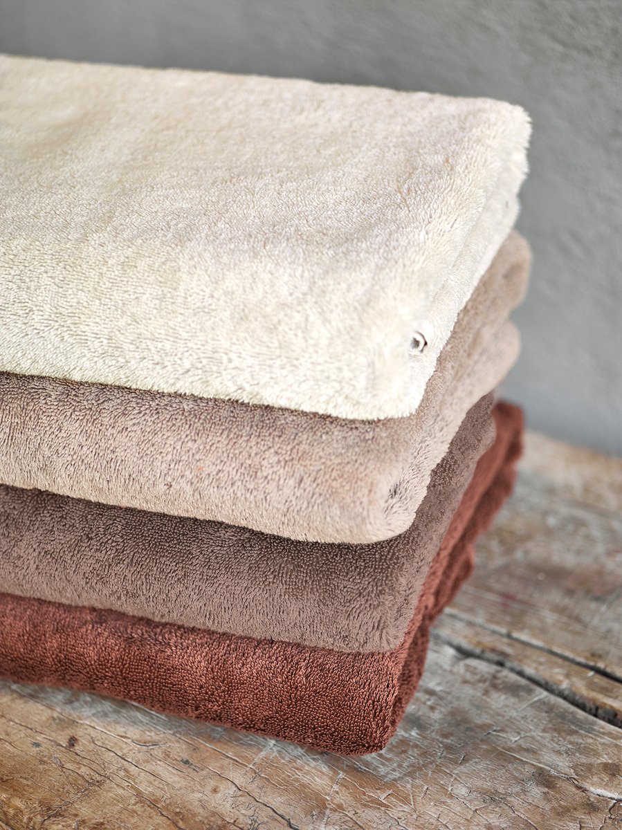 Brown and store aqua towels