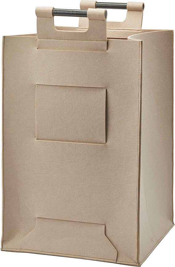 Luz Koš za perilo, črn