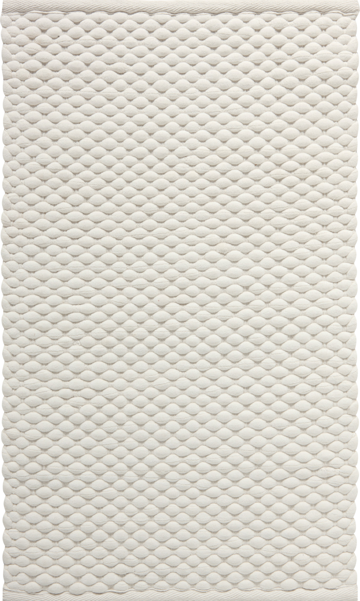 Maks Badezimmer-Teppich 60 x 100 cm Elfenbein