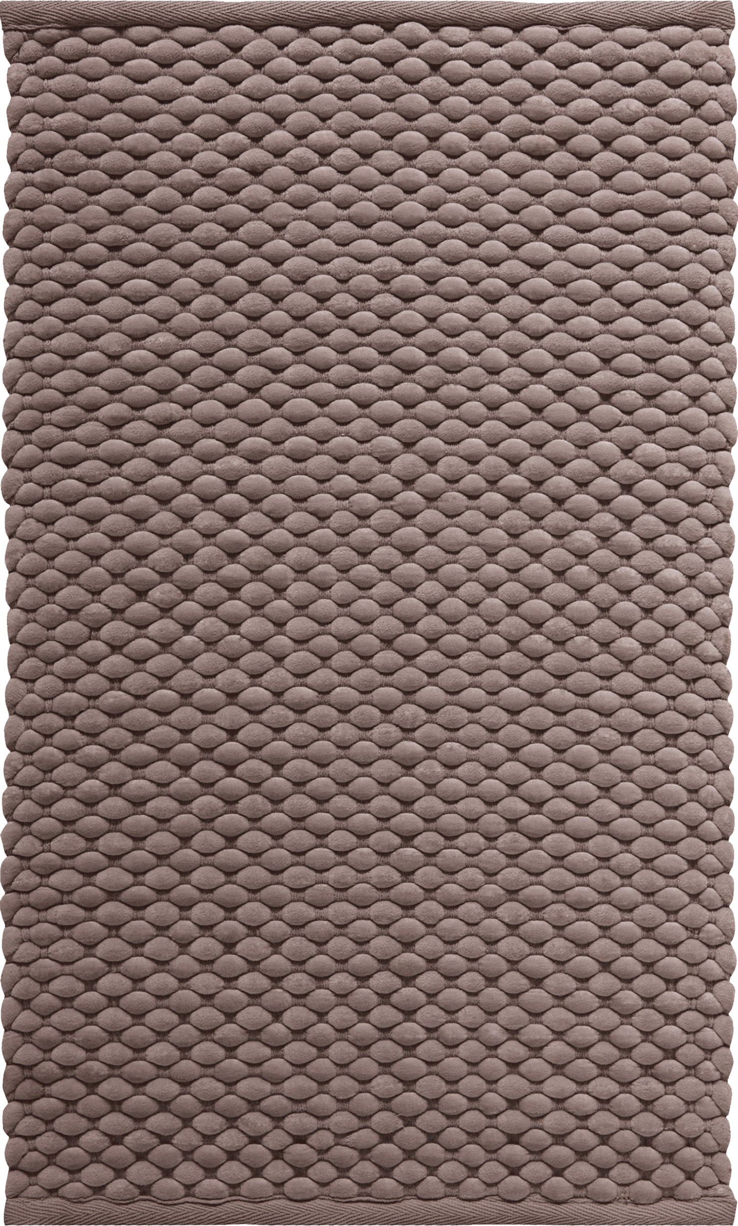 Maks Badezimmer-Teppich 70 x 120 cm taupe