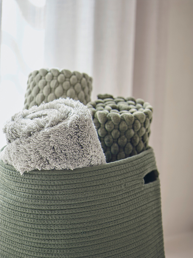 Maks Tapis de Bain 60 x 60 cm, taupe