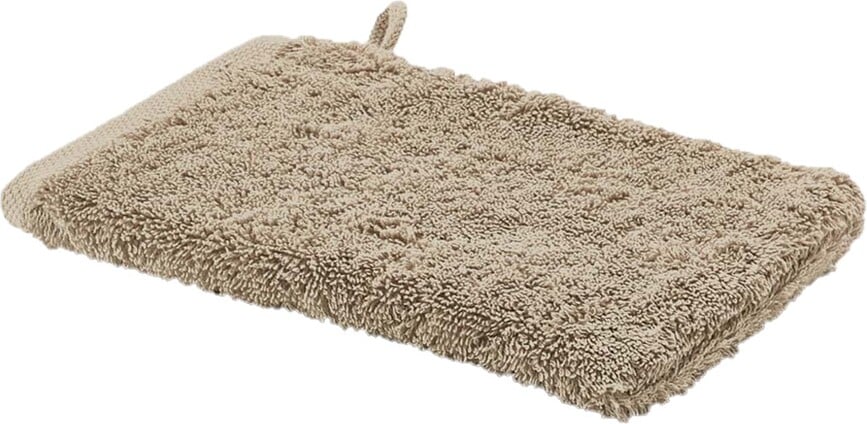 Manopla de baño London, color almendra