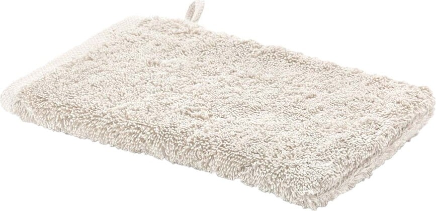 Manopla de baño London, color jazmín