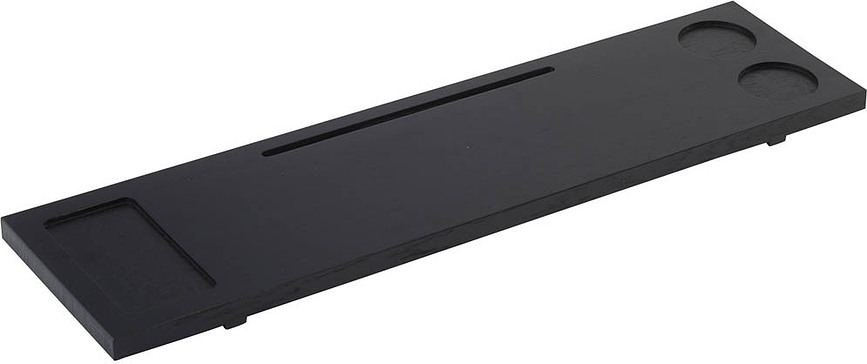 Mink Étagère de Baignoire 90 cm, noire