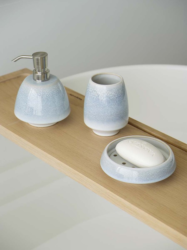 Mink Étagère de Baignoire 90 cm, chêne naturel