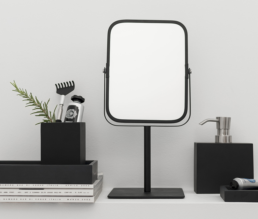 Moon Čaša za četkice za zube crna