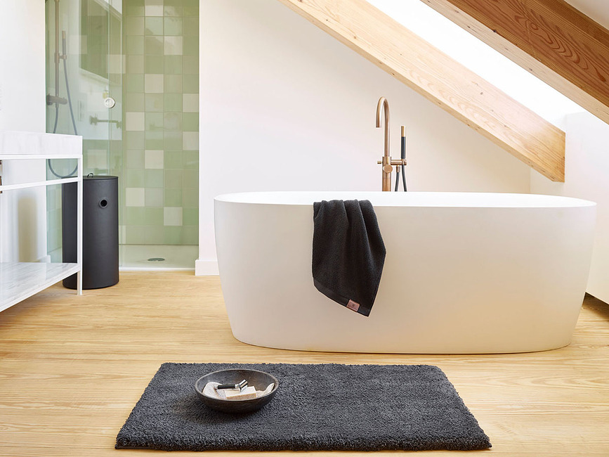 Musa Tapis de Bain, 60 x 100 cm, anthracite