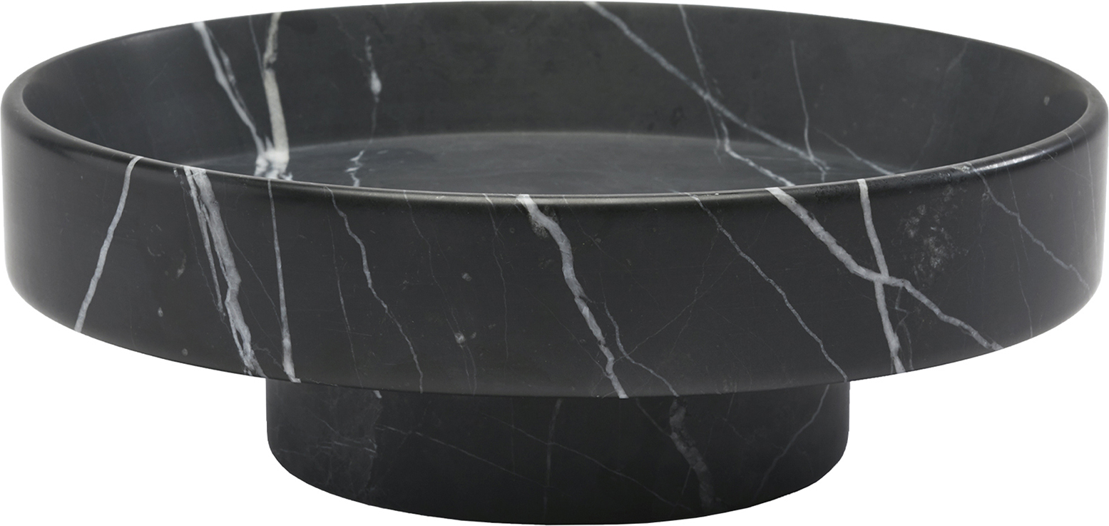 Schmucktabletts Nero Dekoratives Tablett 30 Cm Schwarz