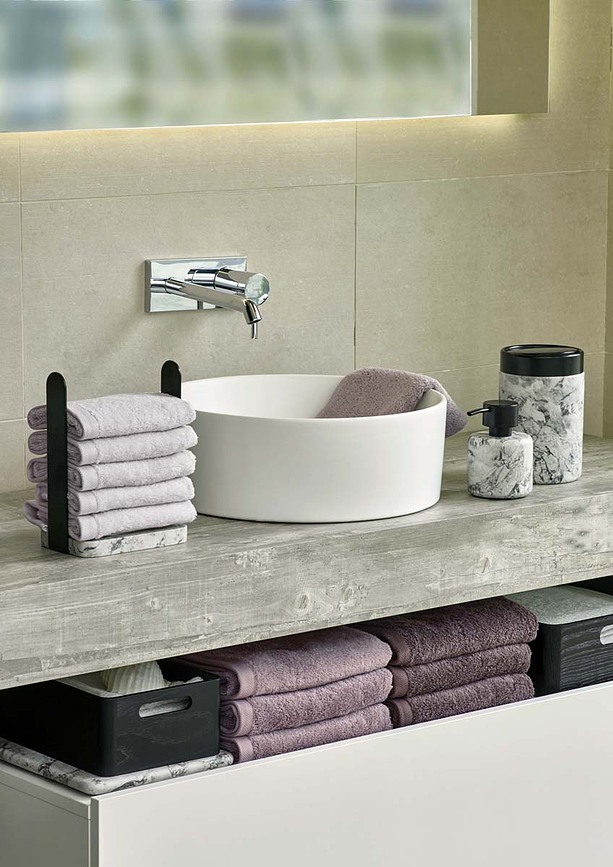 Nero Držač za ručnike svijetlosivi